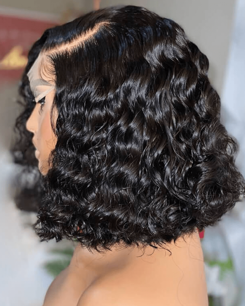 Shoulder Length Water Wave Short Bob _product