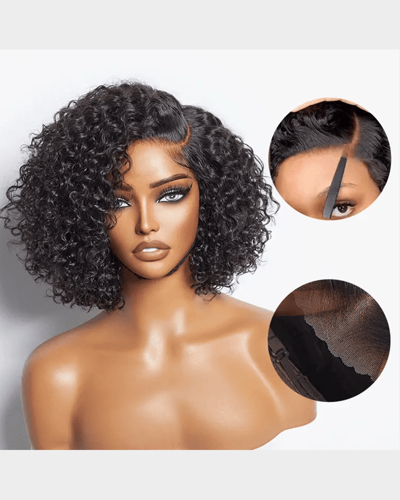 Pre Styled Curly Short Bob_product
