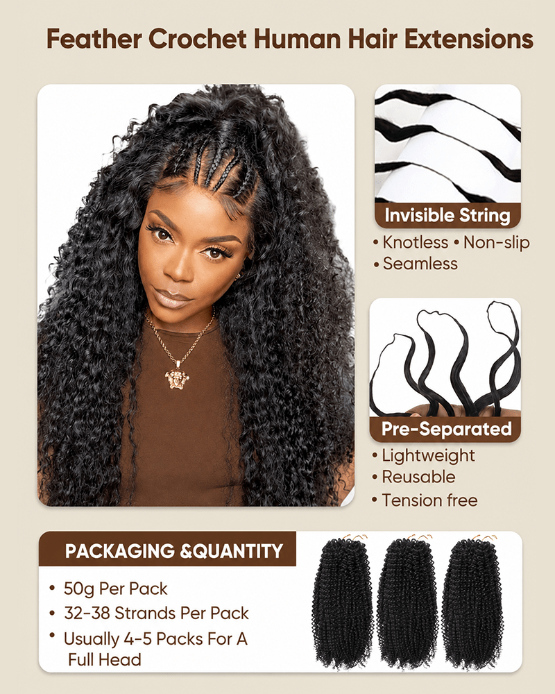 Deep Wave Human Hair for Boho Braids