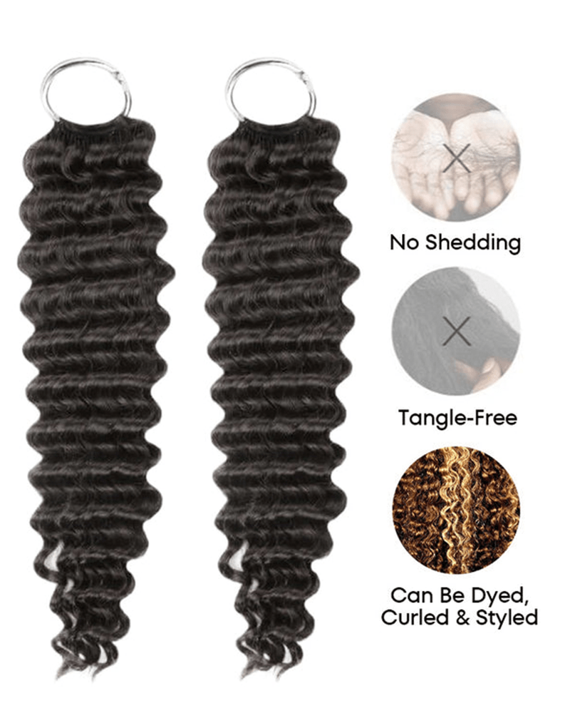 Deep Wave Crochet Human Hair_product