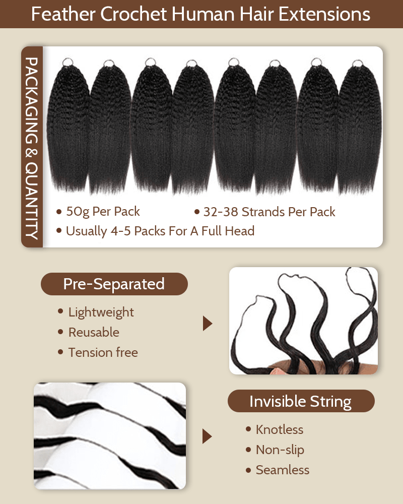 Kinky Straight Crochet Hair_product
