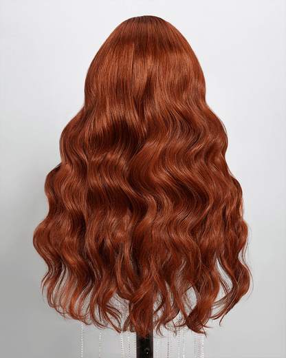 Ginger Orange Body Wave 7x6/13x6 Glueless Human Hair Lace Wig