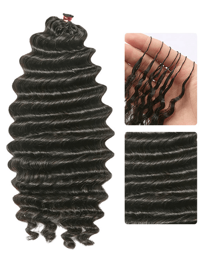 Deep Wave Crochet Human Hair_product