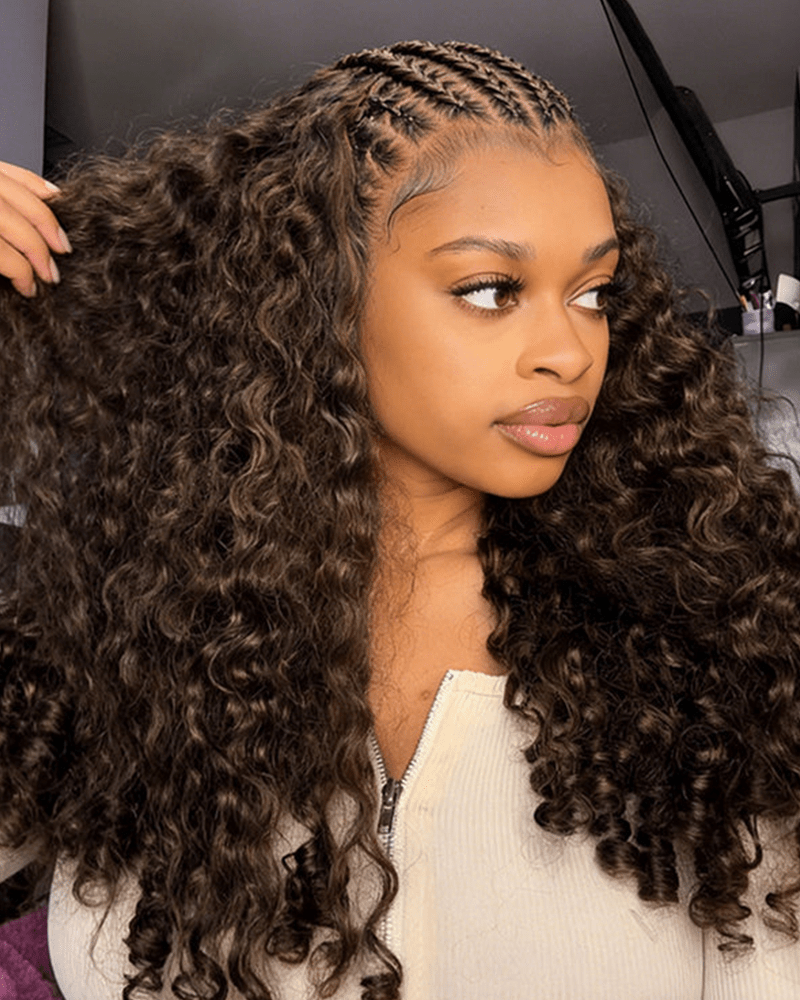 Mocha Mousse Color Burmese Curly_model